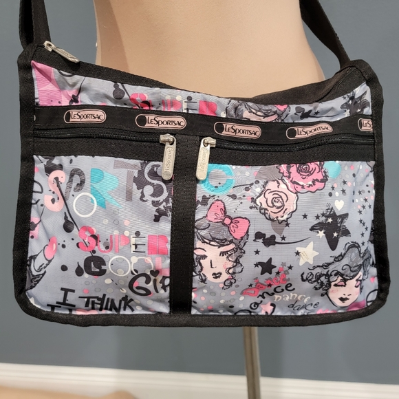 Lesportsac Bags Lesportsac Deluxe Girly Crossbody Nylon Purse